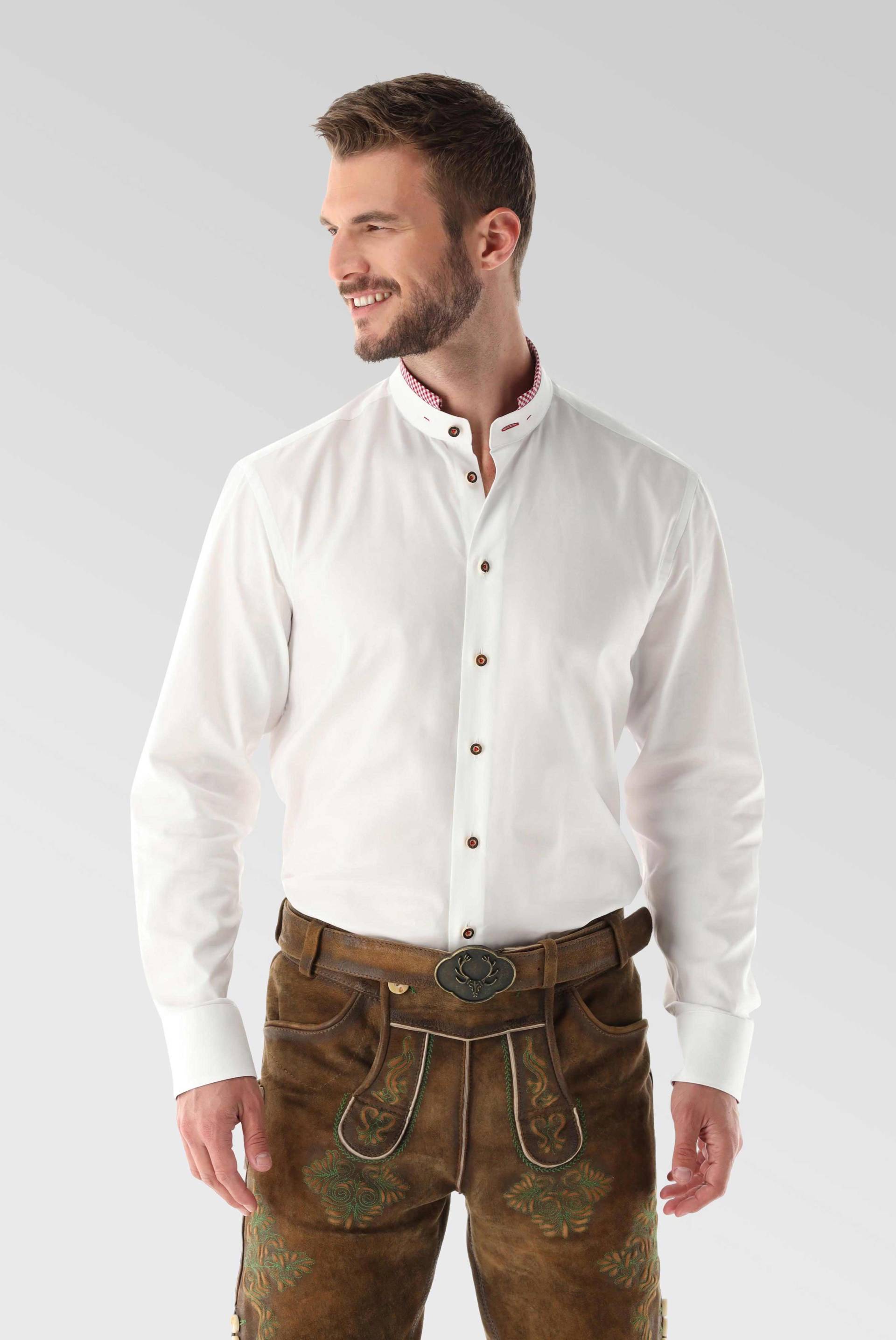 Oxford Trachtenhemd mit Farbdetail Tailor Fit von van Laack