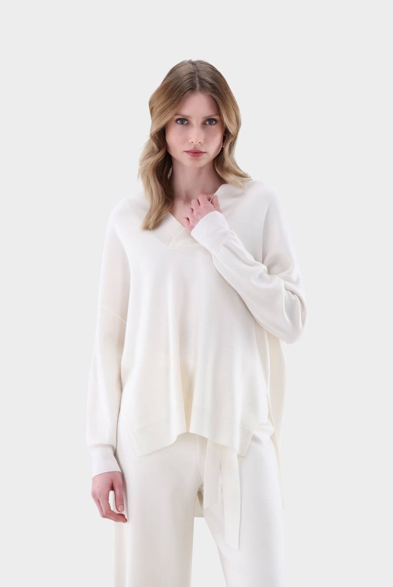 Pullover oversized mit V-Ausschnitt von van Laack