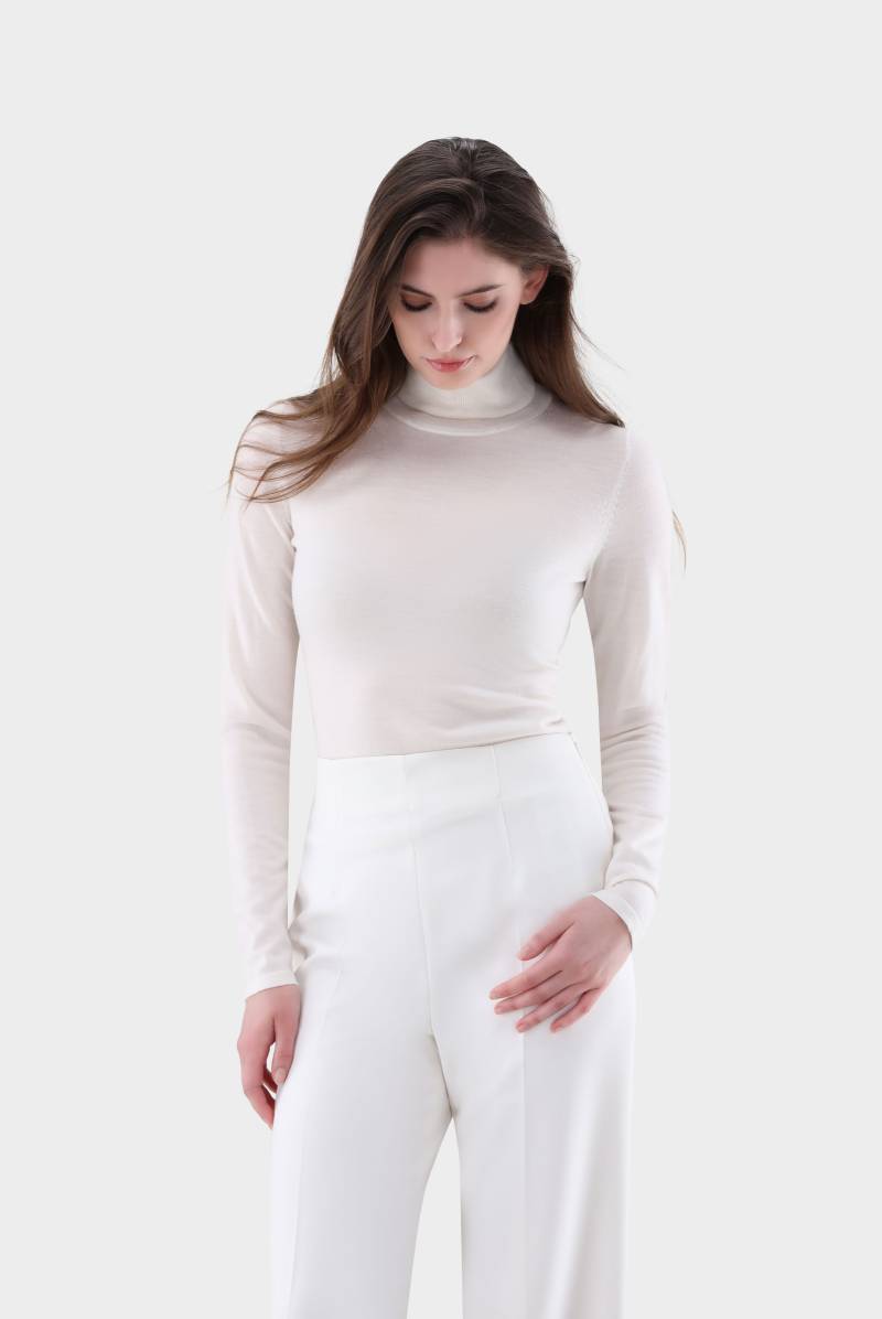 Rollkragenpullover aus Ultrafeiner Merinowolle von van Laack