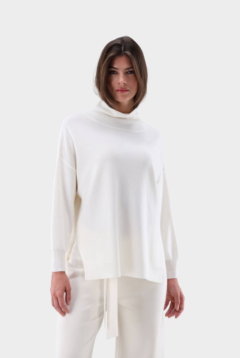 Rollkragenpullover oversized aus Merinowolle von van Laack