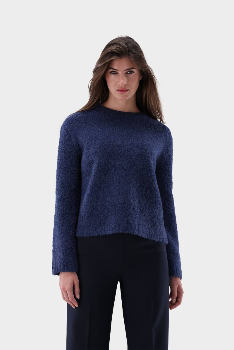 Rundhalspullover aus Teddy-Strick von van Laack