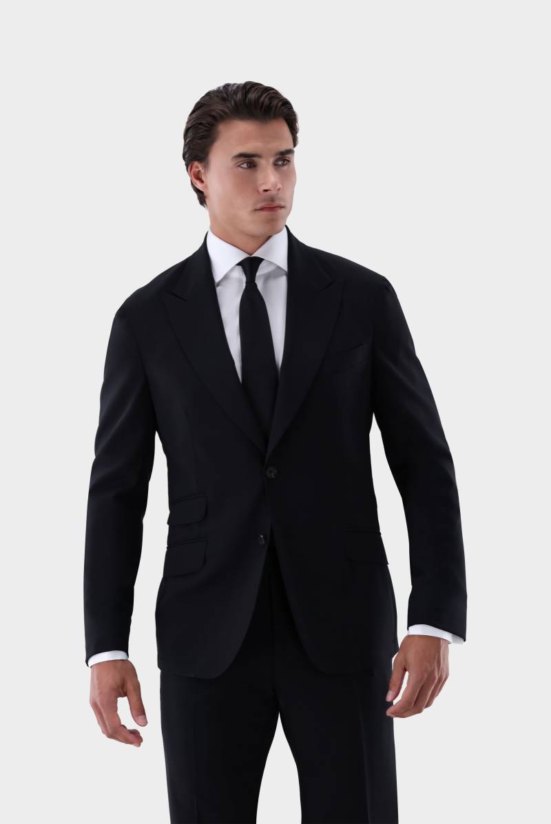 Sakko aus Wolle mit aufsteigendem Revers von van Laack