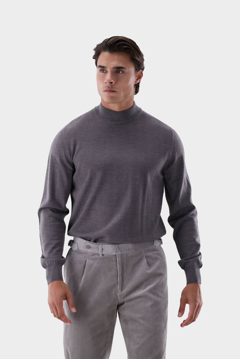 Stehkragenpullover aus merzerisierter Merinowolle Stehkragenpullover aus merzerisierter Merinowolle von van Laack