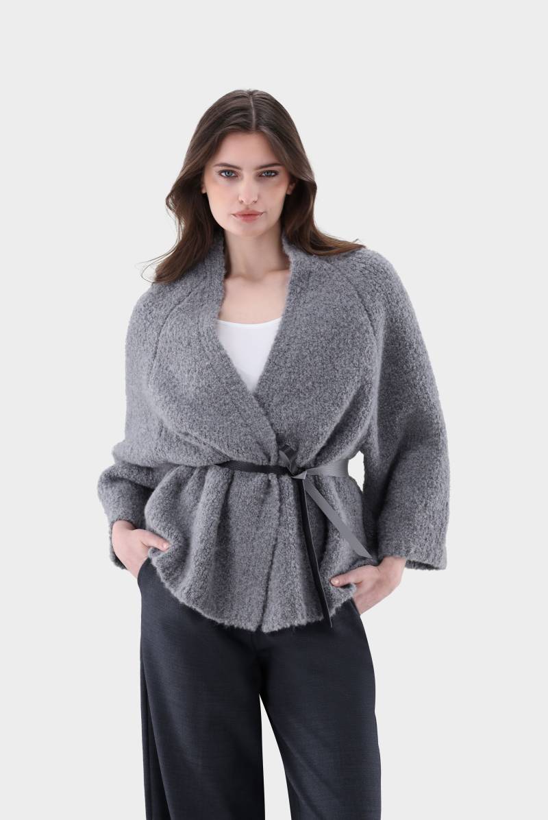 Strickjacke aus Teddy Strick von van Laack