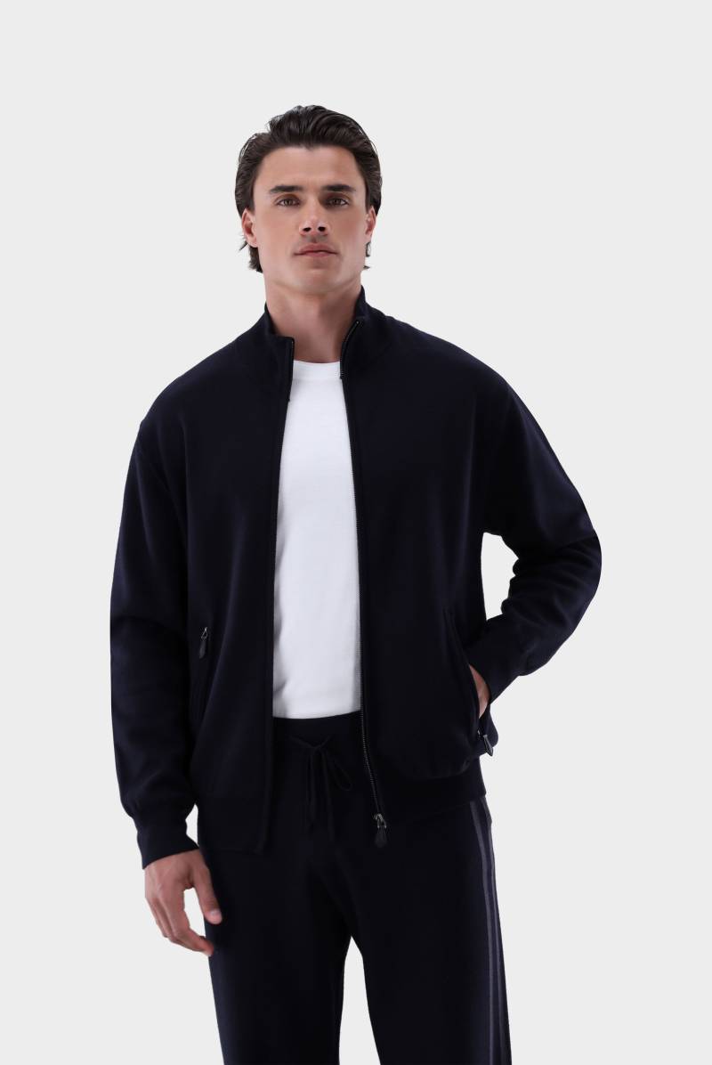 Strickjacke mit Seide von van Laack