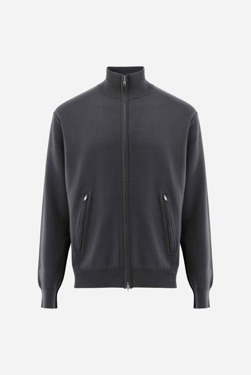 Strickjacke mit Seide von van Laack