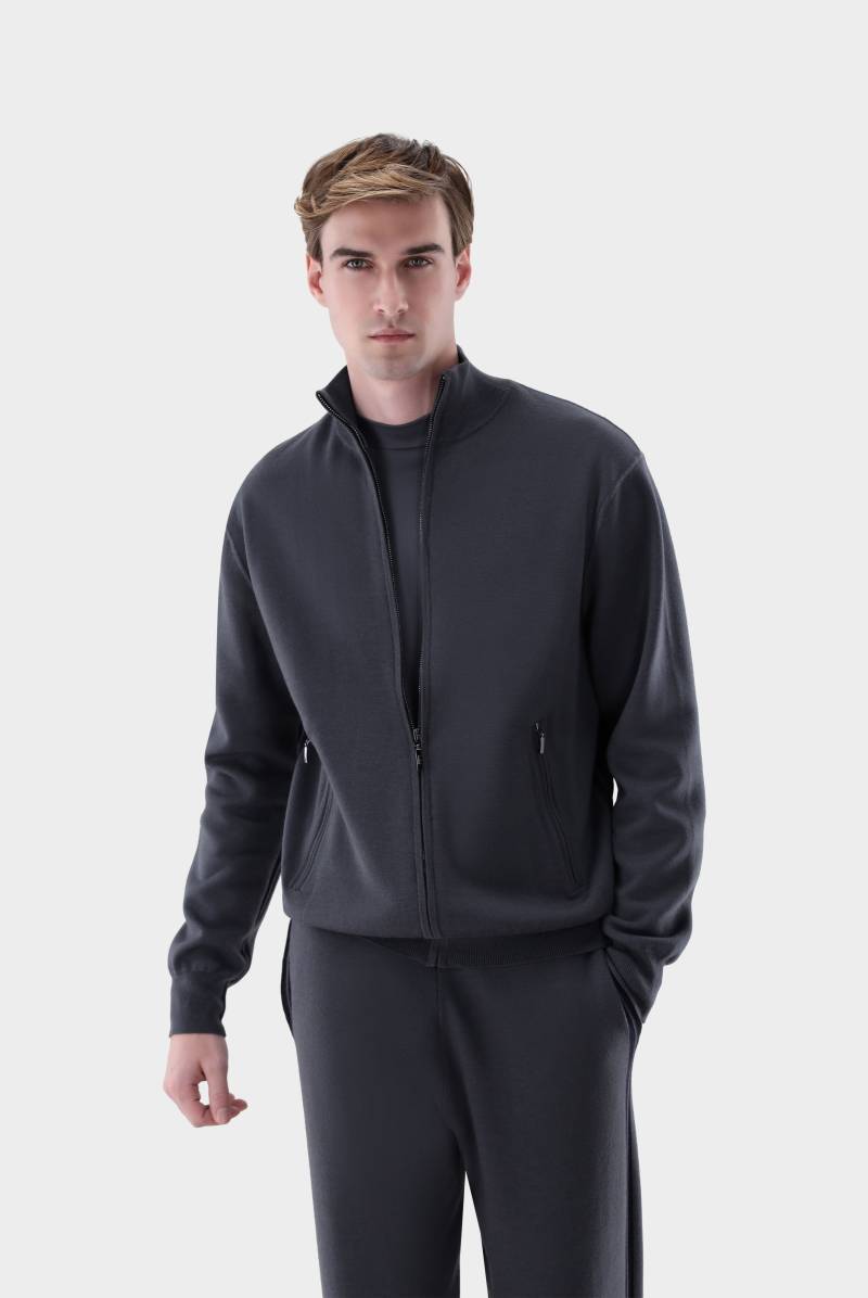 Strickjacke mit Seide von van Laack