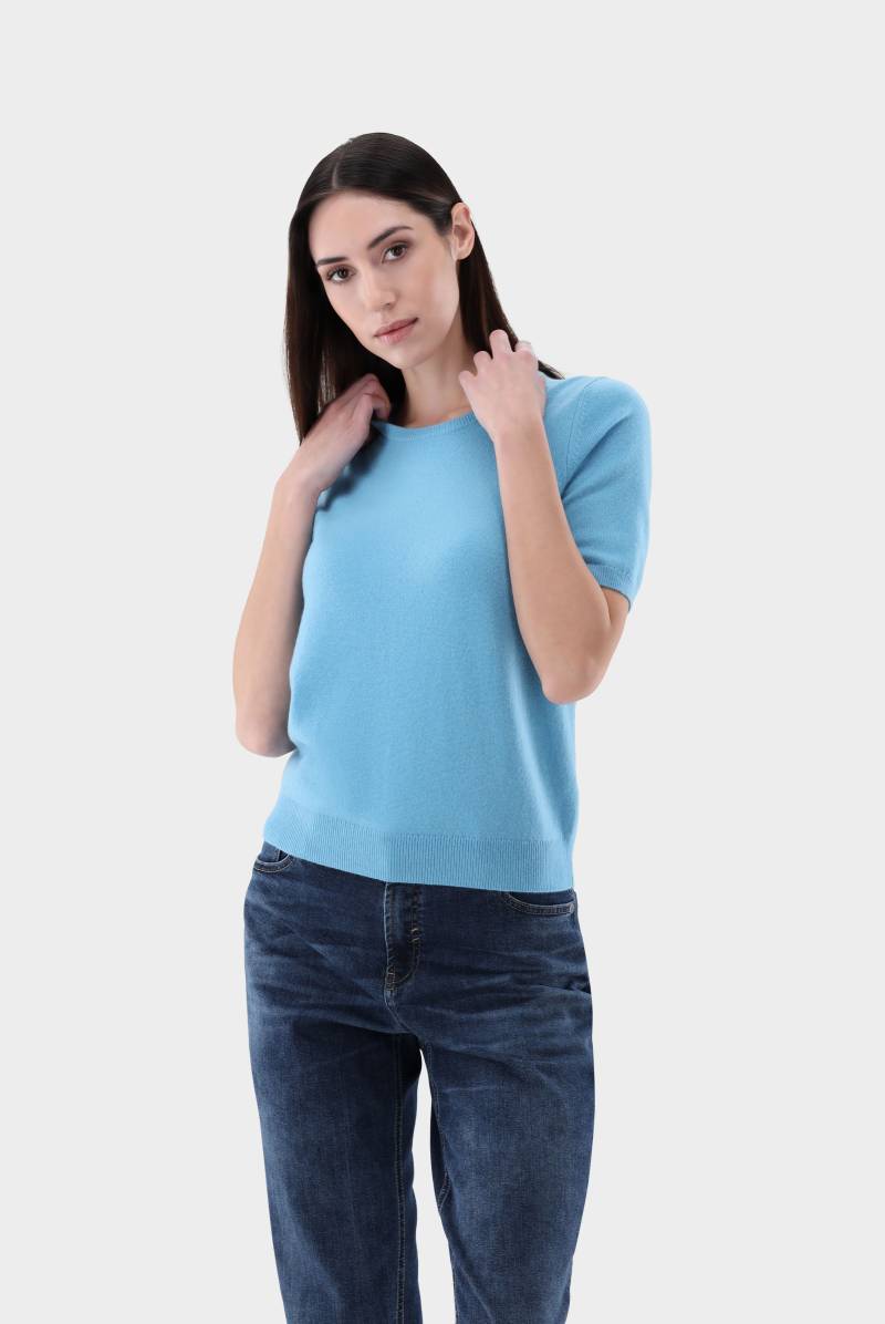 T-Shirt gestrickt aus Kaschmir von van Laack