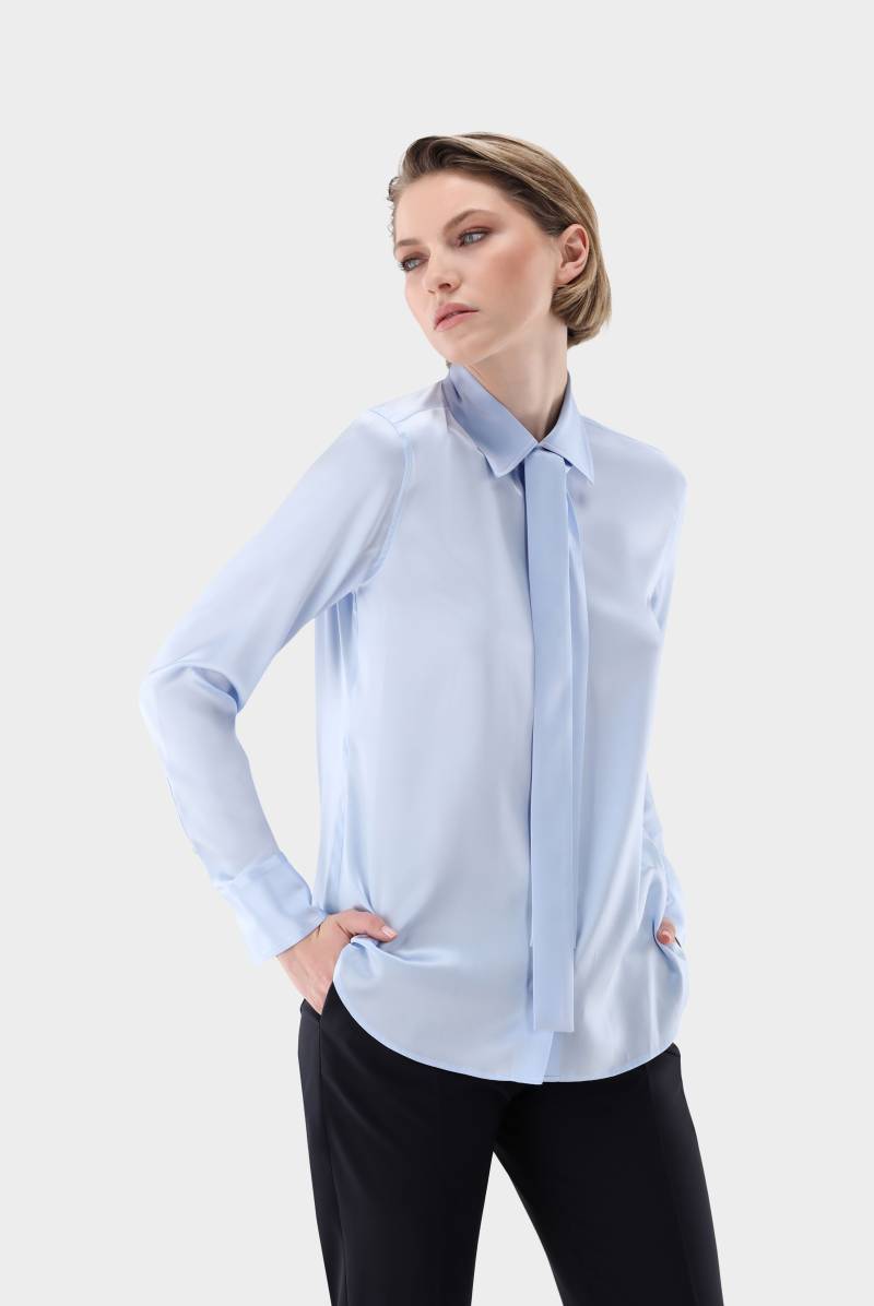 Bluse tailliert aus Seide mit Stretch von van Laack