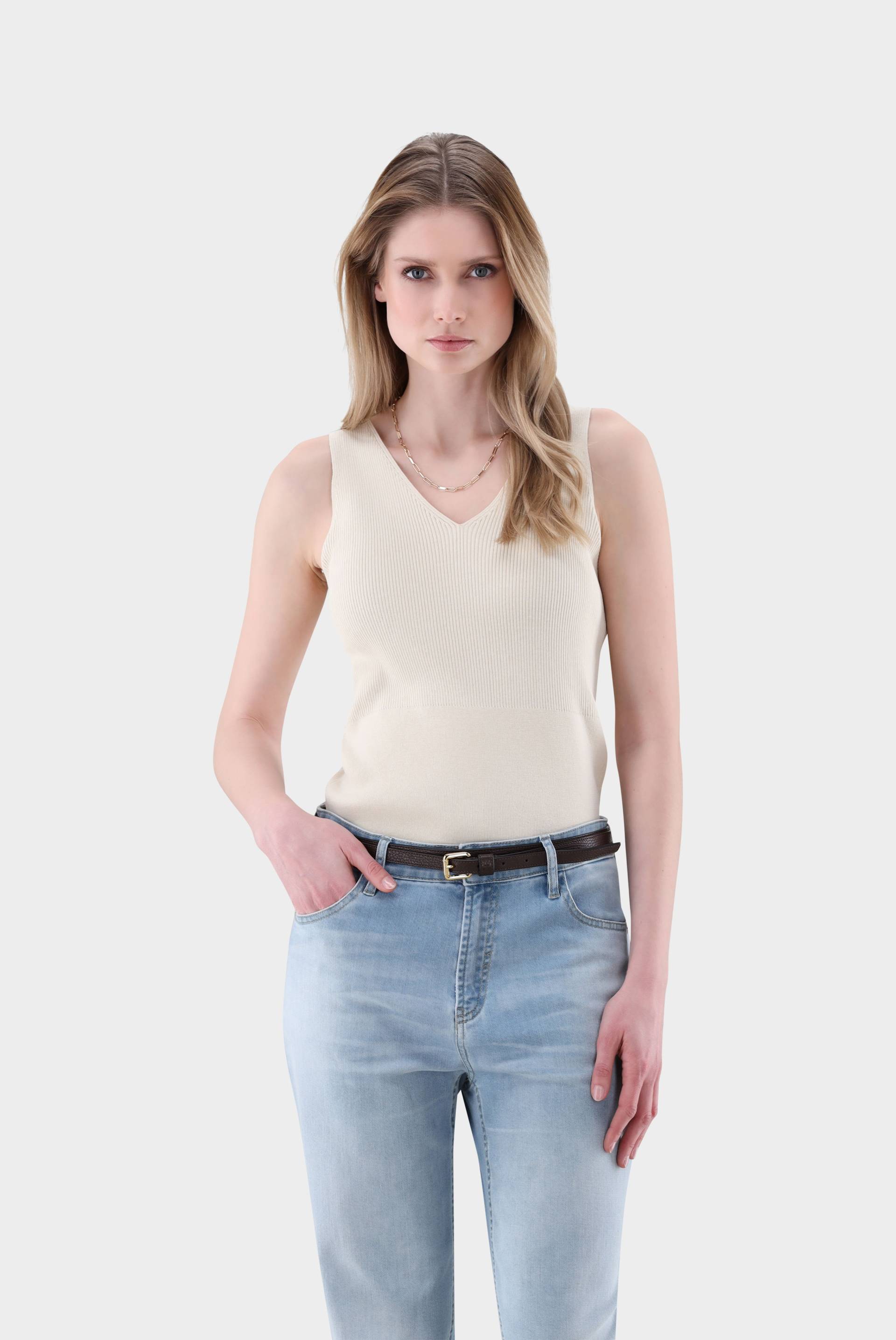 Tanktop aus Rippstrick von van Laack