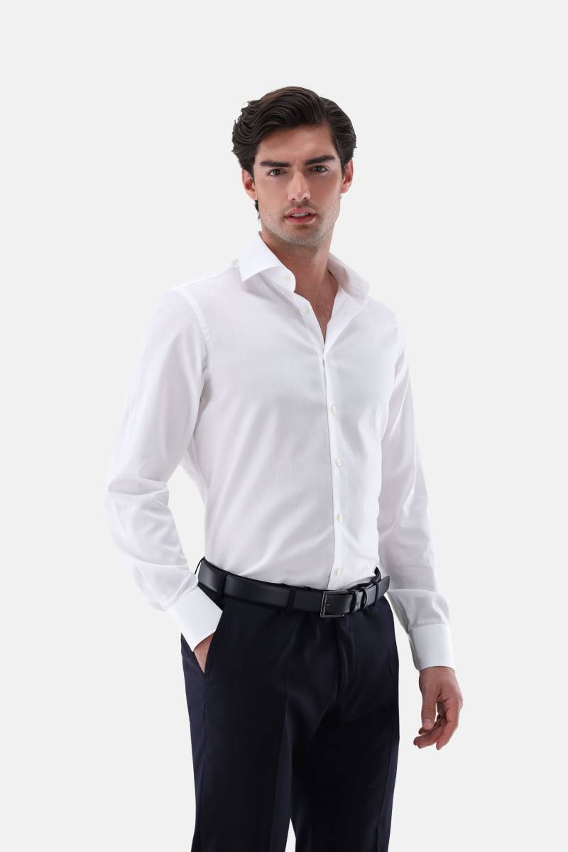 Businesshemd mit ton in ton Streifen Tailor Fit von van Laack