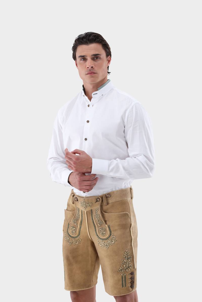 Trachtenhemd mit grün-karierten Farbdetails Tailor Fit von van Laack