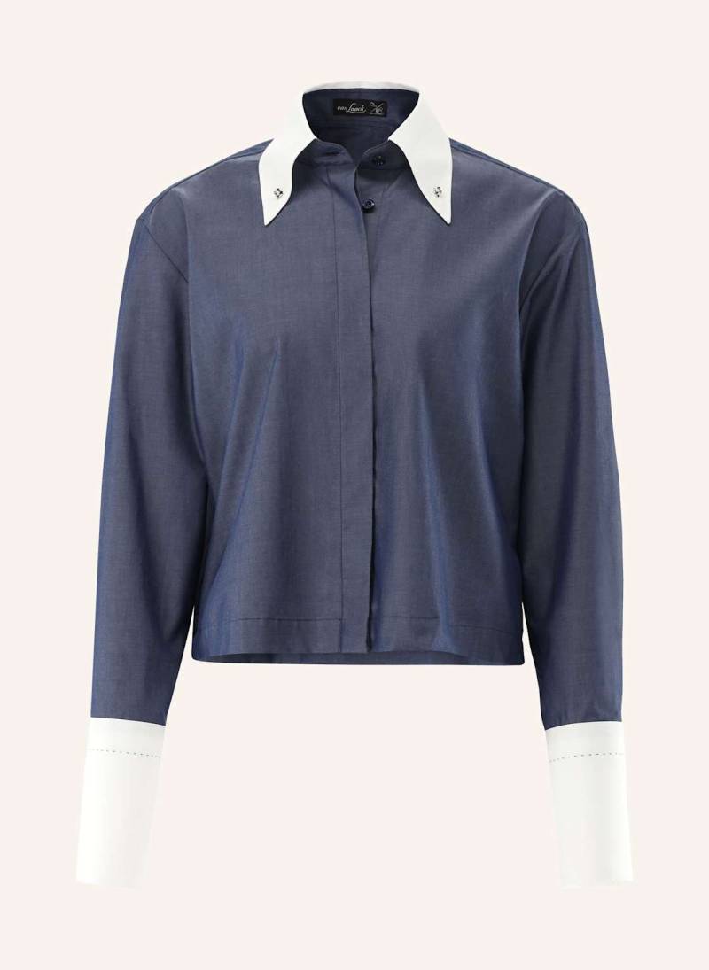 Van Laack Bluse Modern Fit blau von van Laack