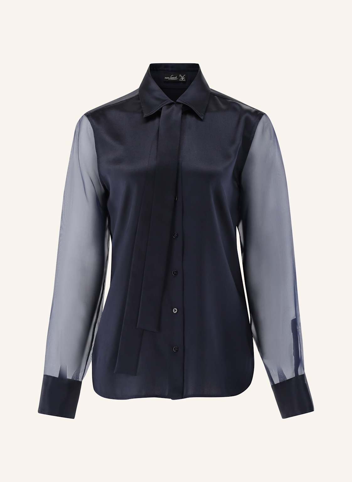 Van Laack Bluse Modern Fit blau von van Laack