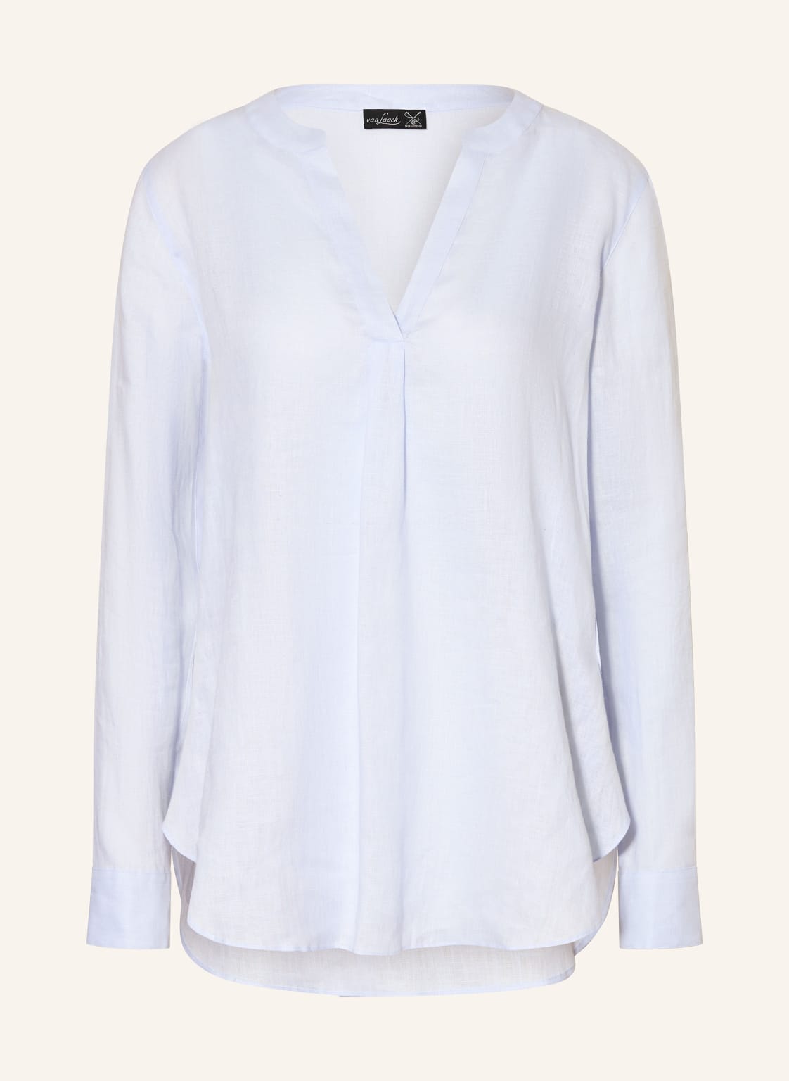 Van Laack Blusenshirt Vl-Ponny-Br Aus Leinen blau von van Laack