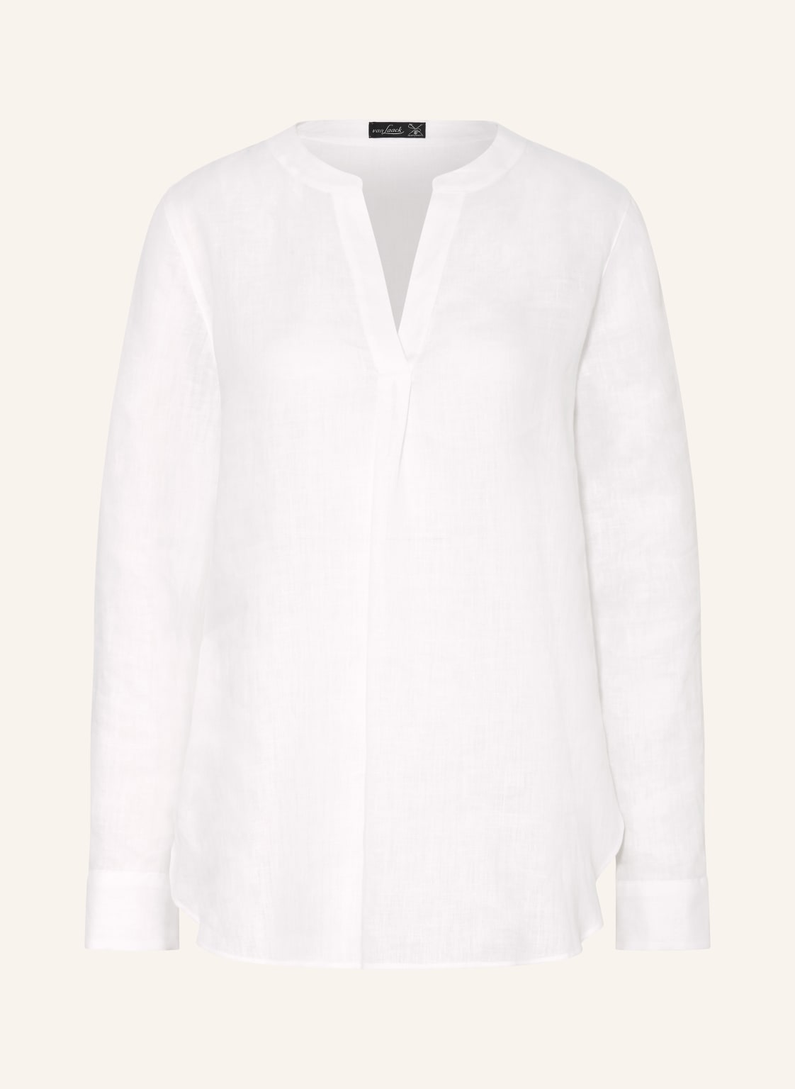 Van Laack Blusenshirt Vl-Ponny-Br Aus Leinen weiss von van Laack