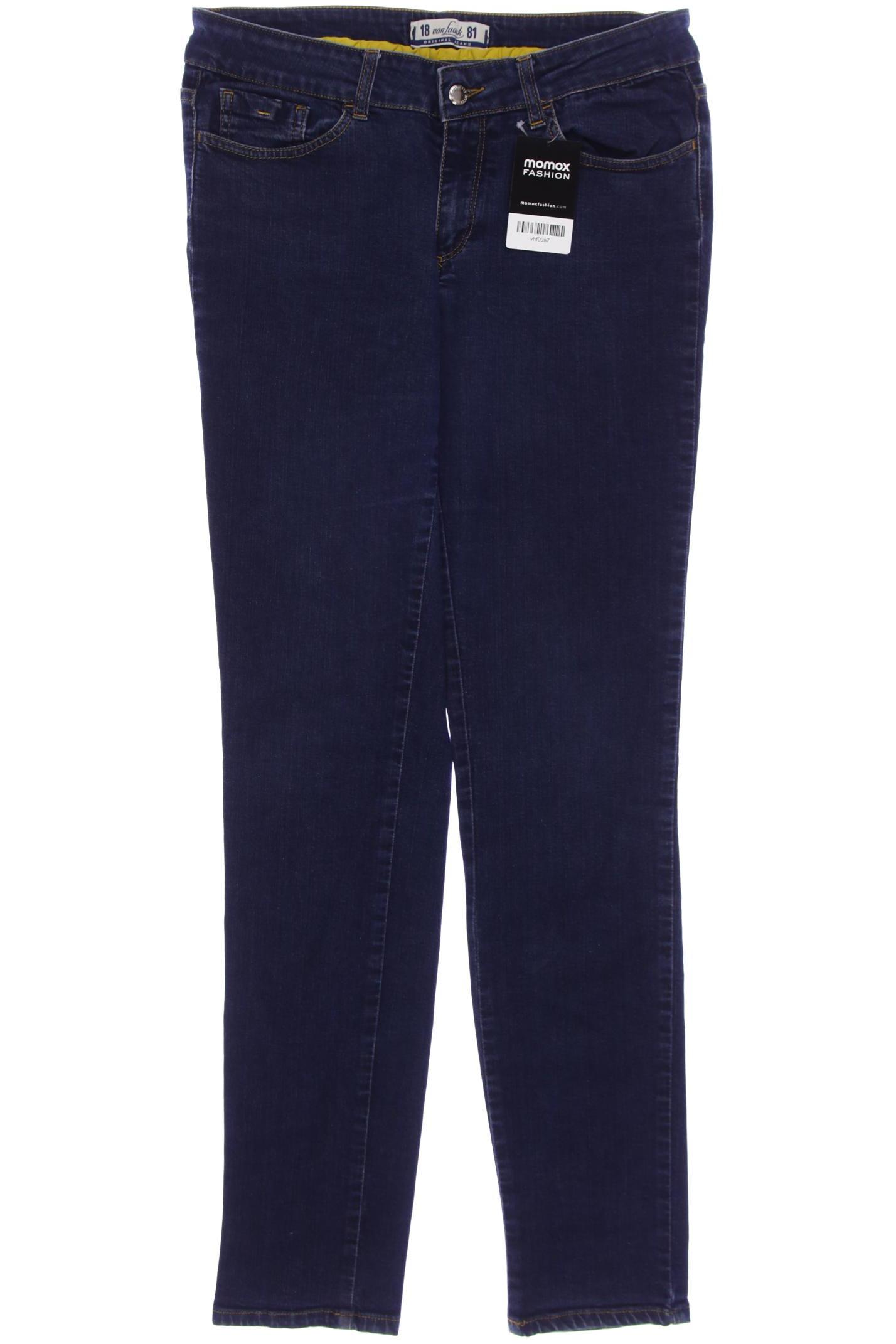 Van Laack Damen Jeans, marineblau von van Laack