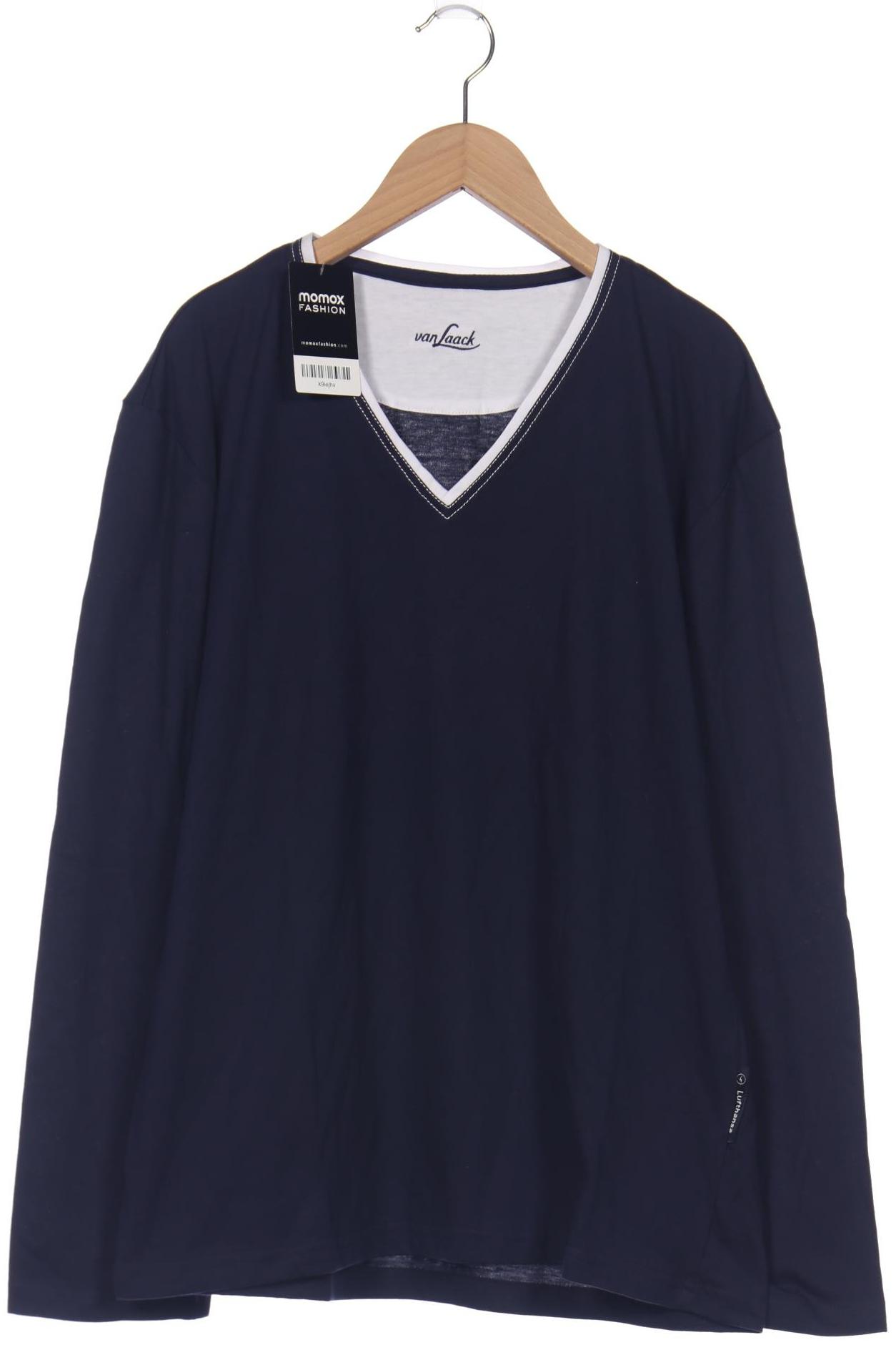 Van Laack Damen Langarmshirt, marineblau von van Laack