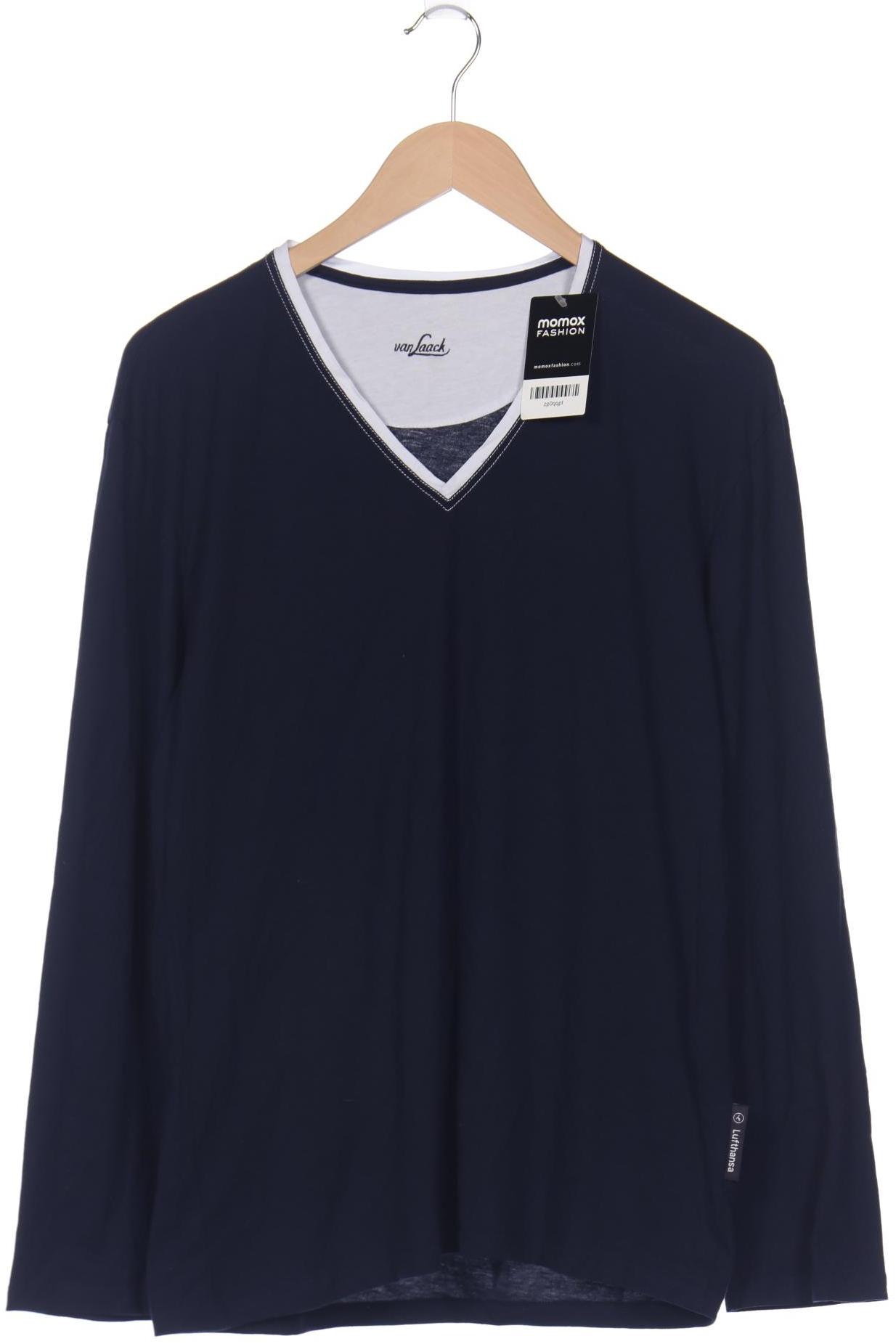 Van Laack Damen Langarmshirt, marineblau von van Laack