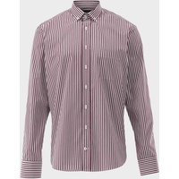 Van Laack Glattes Baumwollhemd mit Bengalstreifen, Slim Fit in 38S von van Laack