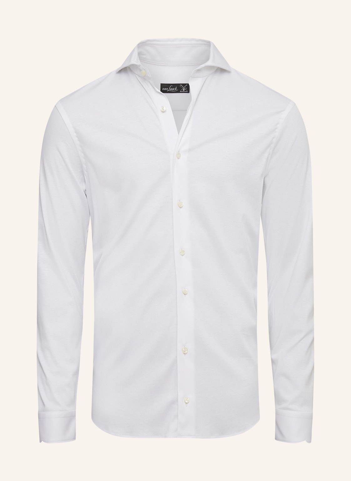 Van Laack Hemd Slim Fit Langer Ärmel Haikragen weiss von van Laack