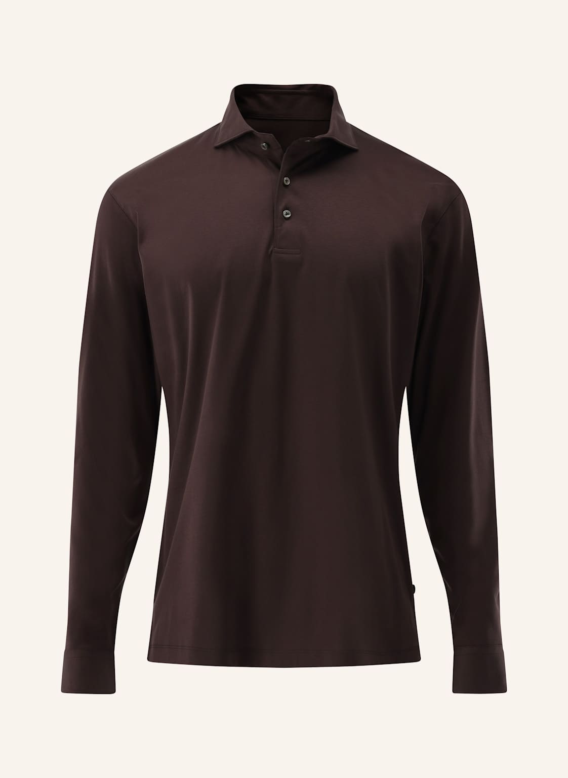 Van Laack Hemd Polo braun von van Laack