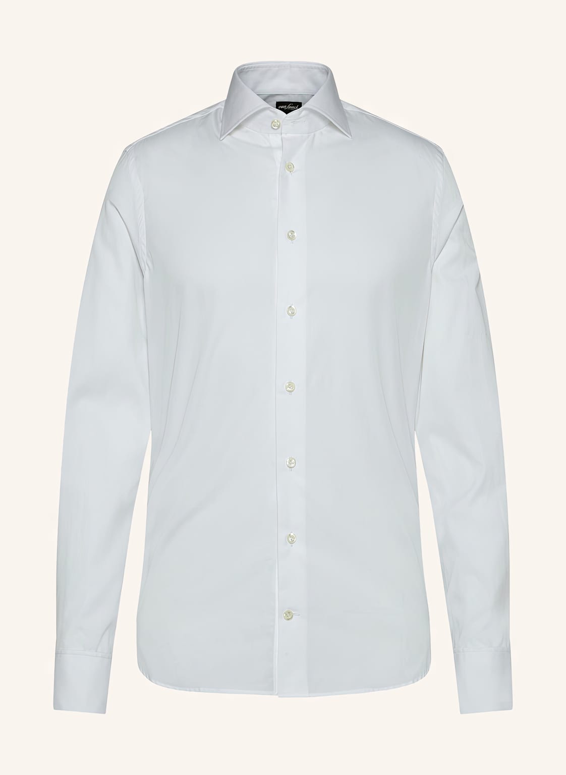 Van Laack Hemd Slim Fit Langer Ärmel Haikragen weiss von van Laack