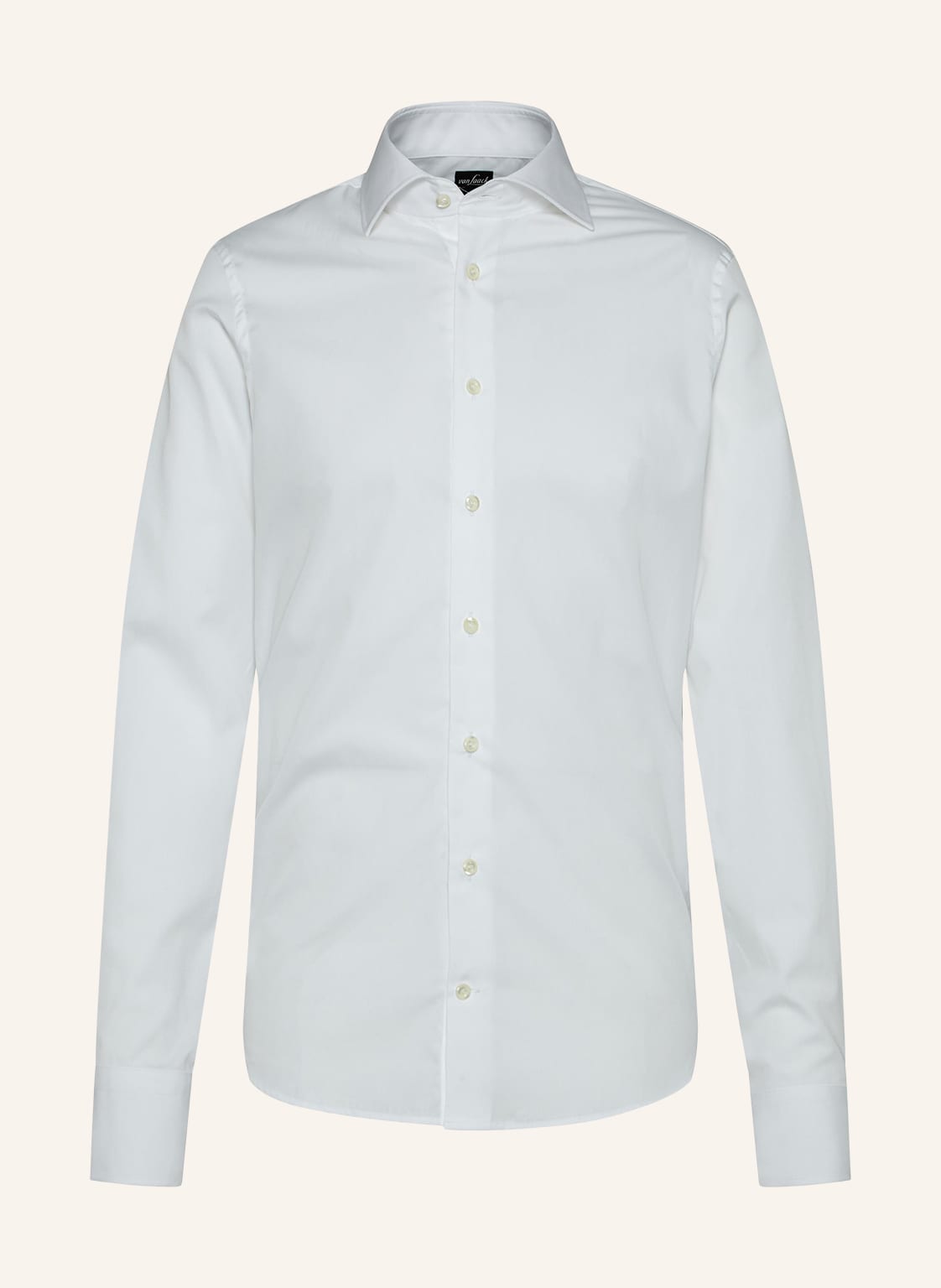 Van Laack Hemd Slim Fit Langer Ärmel Haikragen weiss von van Laack