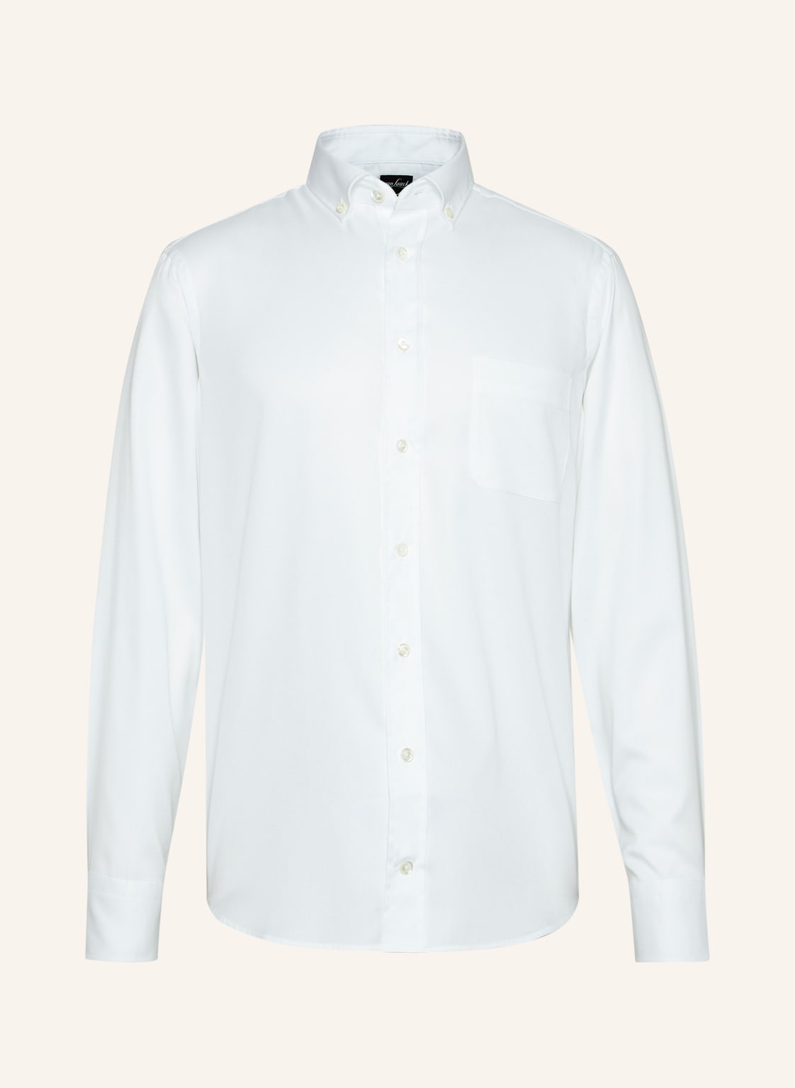 Van Laack Hemd Tailor Fit Langer Ärmel Button Down Kragen weiss von van Laack