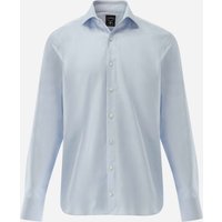 Van Laack Hemd aus Baumwoll-Vollzwirn mit feinem Muster, Slim Fit in 42S von van Laack