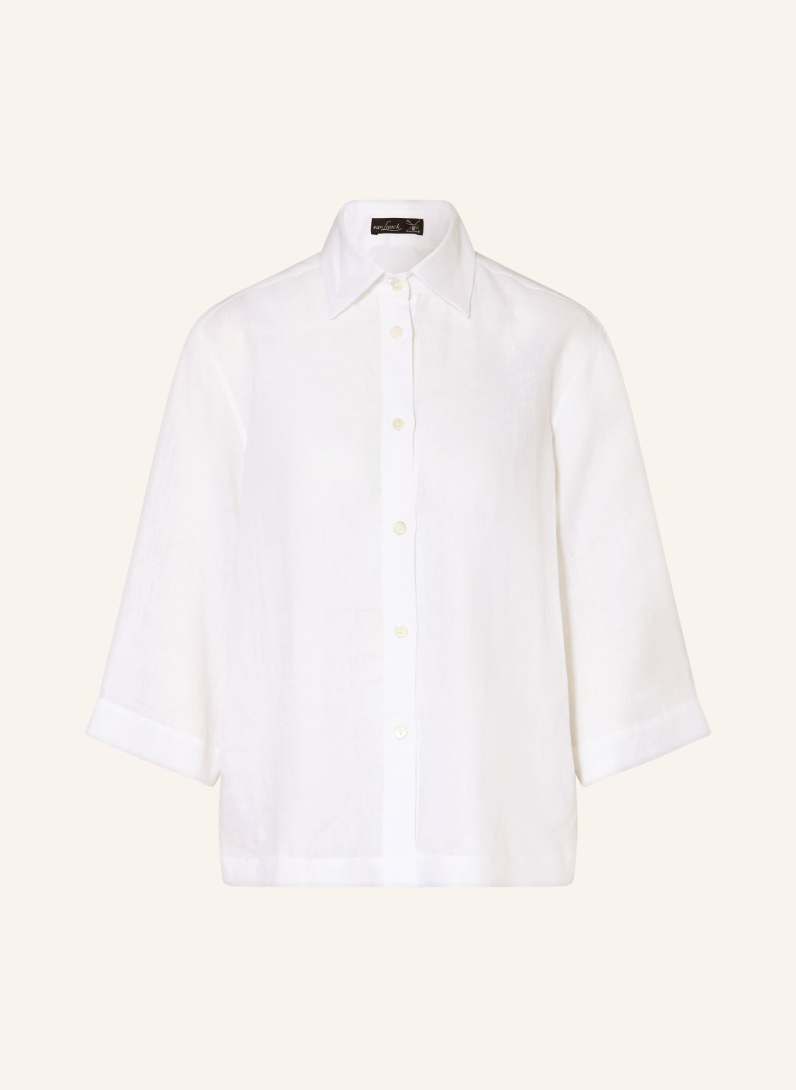 Van Laack Hemdbluse Vl-Banis-Bro Mit 3/4-Arm weiss von van Laack