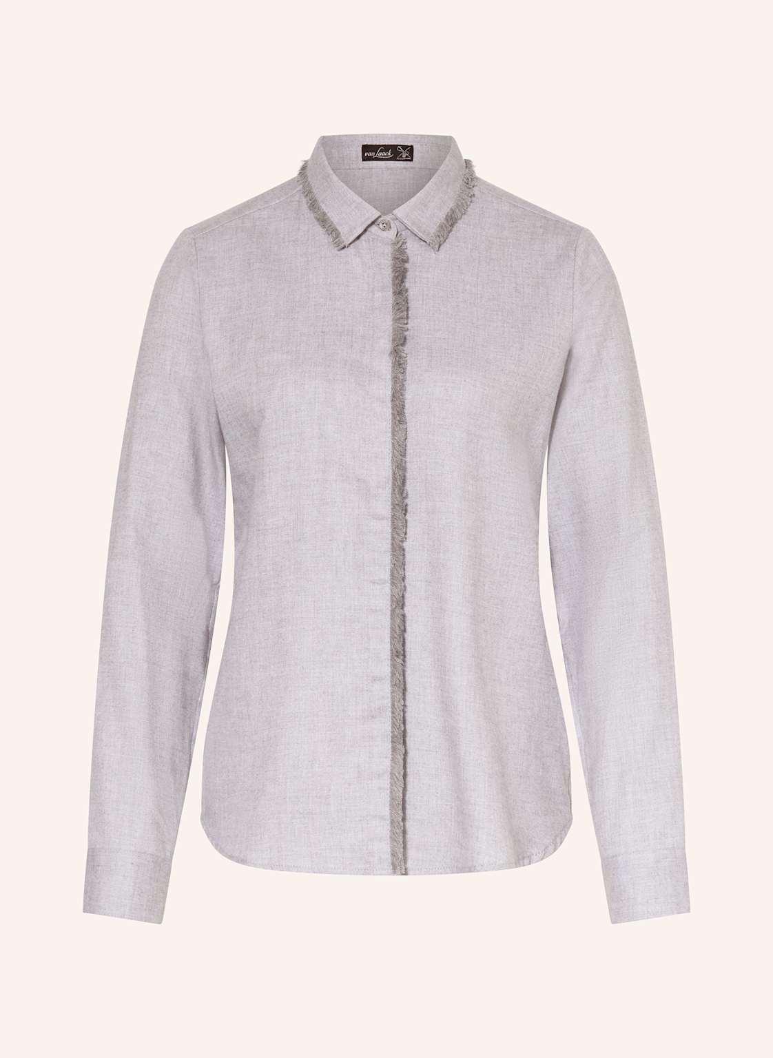Van Laack Hemdbluse Vl-Leni-Svkn Aus Flanell grau von van Laack