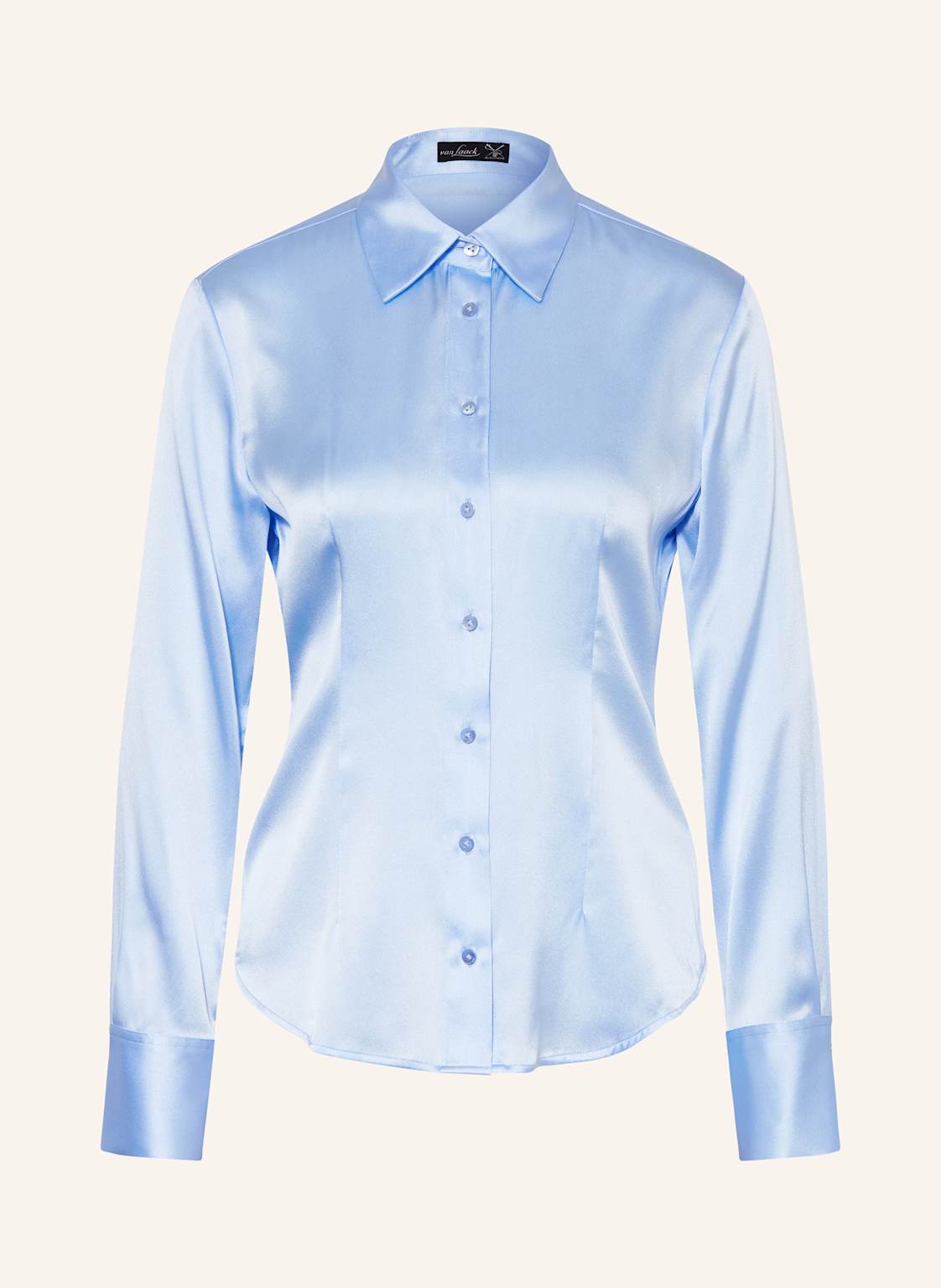 Van Laack Hemdbluse Vl-Uliz-Xx Aus Seide blau von van Laack