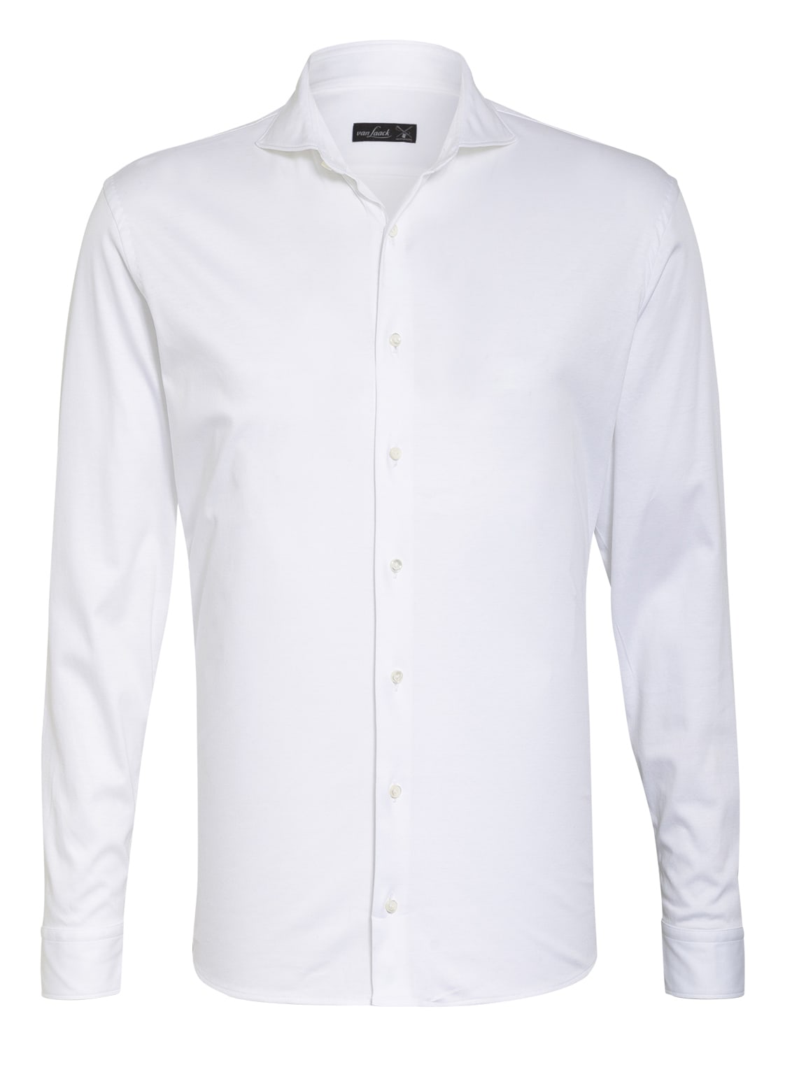 Van Laack Jerseyhemd Slim Fit weiss von van Laack