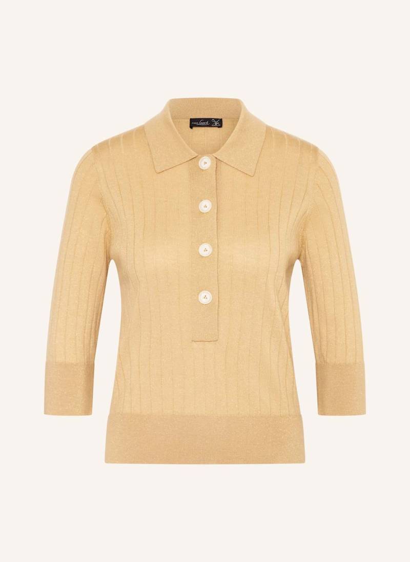 Van Laack Pullover Vl-Saigie-Xx Mit 3/4-Arm Und Glitzergarn gold von van Laack