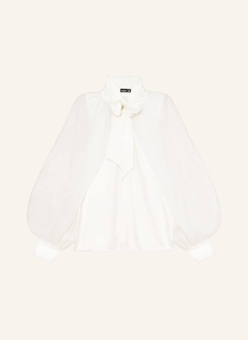 Van Laack Schluppenbluse Vl-Taria-F Aus Seide weiss von van Laack