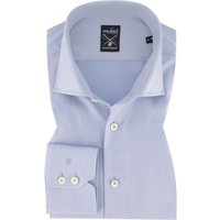 van Laack Herren Hemd blau Baumwolle Slim Fit von van Laack