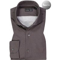 van Laack Herren Hemd braun meliert van Laack Herren Hemd braun meliert von van Laack