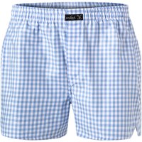 van Laack Herren Boxershorts blau Baumwolle gemustert von van Laack