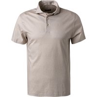 van Laack Herren Polo-Shirt beige Baumwoll-Jersey von van Laack