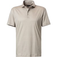 van Laack Herren Polo-Shirt beige Baumwoll-Jersey von van Laack