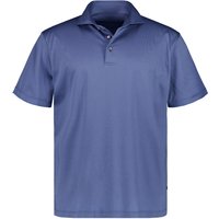 van Laack Herren Polo-Shirt blau Baumwoll-Jersey van Laack Herren Polo-Shirt blau Baumwoll-Jersey von van Laack