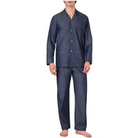 van Laack Herren Pyjama blau Baumwolle & Mix unifarben von van Laack