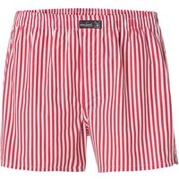 van Laack Herren Boxershorts rot Baumwolle gestreift von van Laack