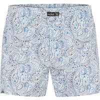 van Laack Herren Boxershorts weiß Baumwolle gemustert von van Laack