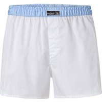 van Laack Herren Boxershorts weiß Reine Baumwolle unifarben von van Laack