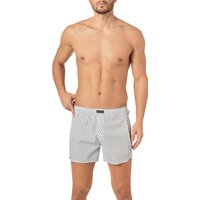 van Laack Herren Boxershort blau Baumwolle Gemustert von van Laack