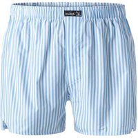 van Laack Herren Boxershorts blau Baumwolle Gestreift von van Laack