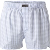 van Laack Herren Boxershorts blau Baumwolle Gemustert von van Laack