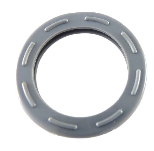 van den Heuvel | 10 Kunststoff Schlüsselkennringe in Grau | Schlüsselkappe für große, runde Schlüssel | Schlüsselkennringe zur Schlüsselorganisation | Made in Germany von van den Heuvel